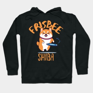 Frisbe Shiba, Cute Kawaii Shiba Inu, Ultimate Frisbee Hoodie